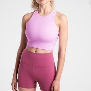conscious crop D-DD sports bra in opaque lilac